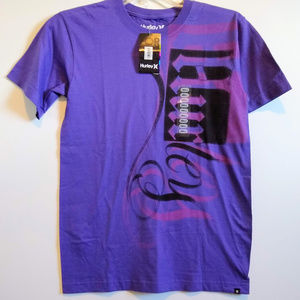 Hurley Kids Purple Short Sleeve T Shirt Size Small